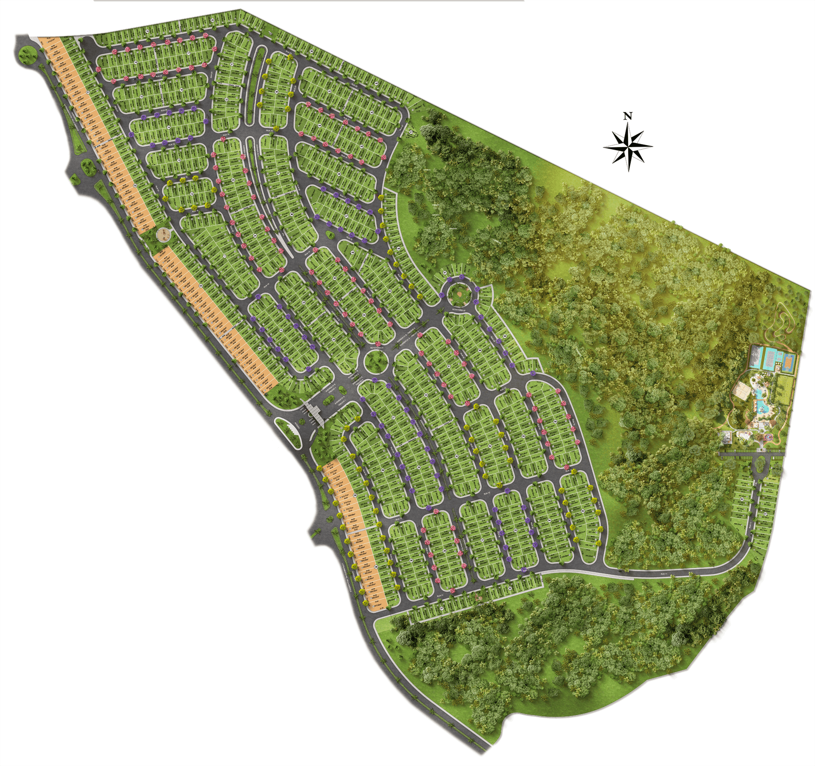 Masterplan — Planta geral do Atlantis Benedo